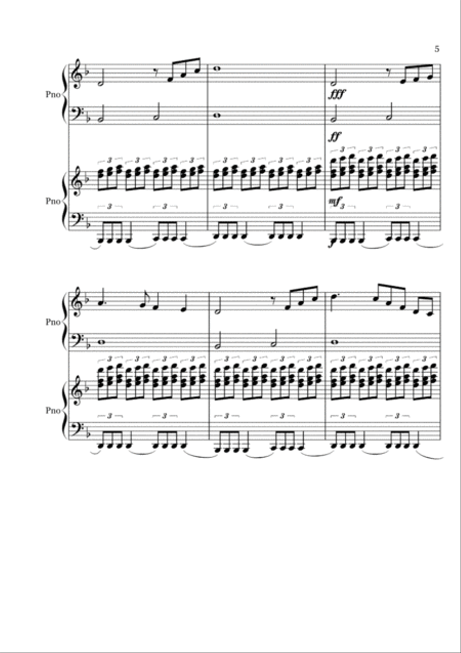 Mood I Piano scores gallery preview page 5