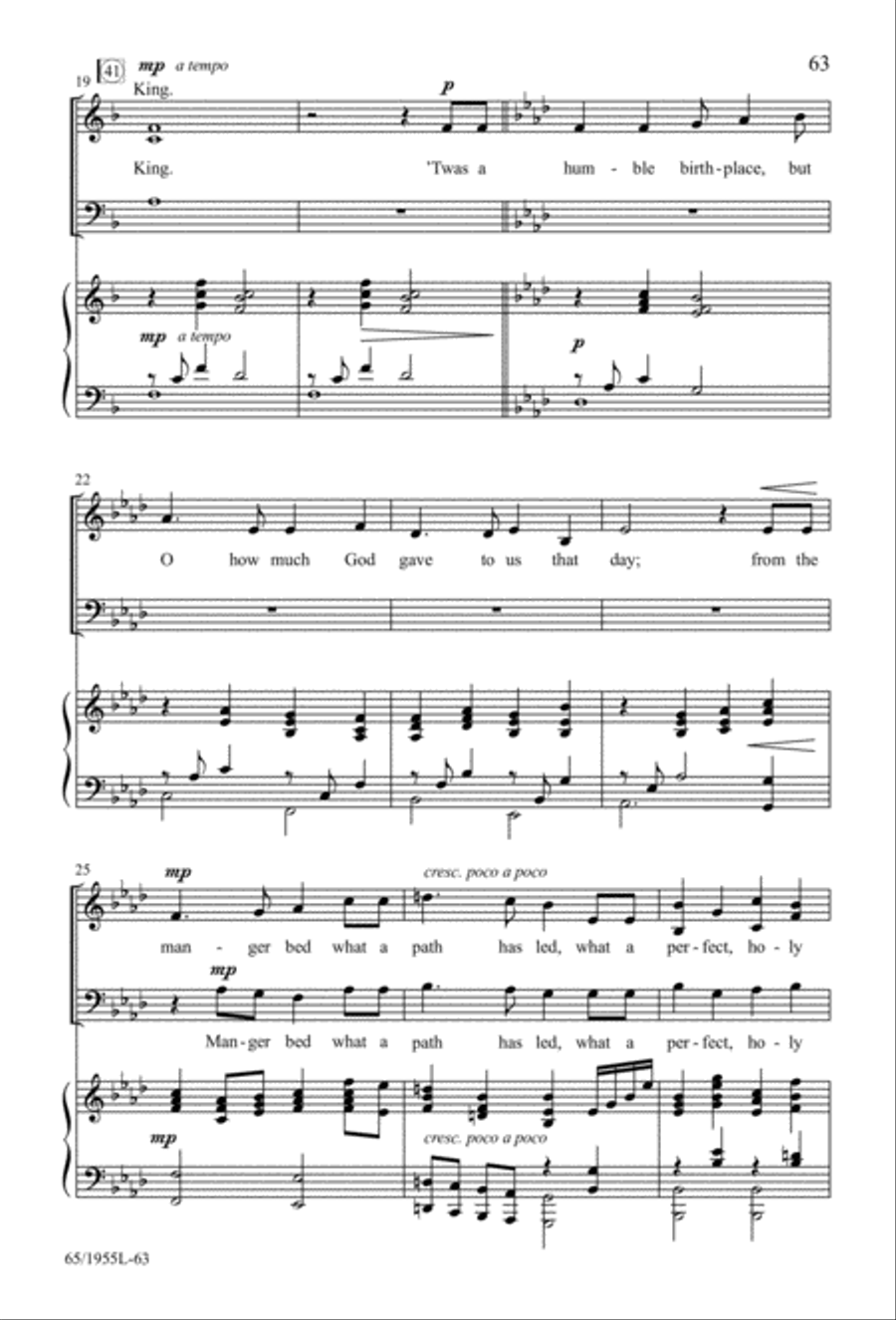 The Promise of a King 3-Part scores gallery preview page 63