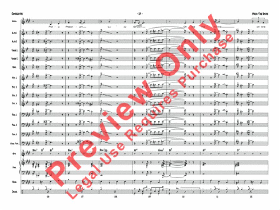 Mack the Knife Jazz Ensemble scores gallery preview page 17