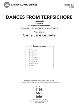 Dances from Terpsichore: Score