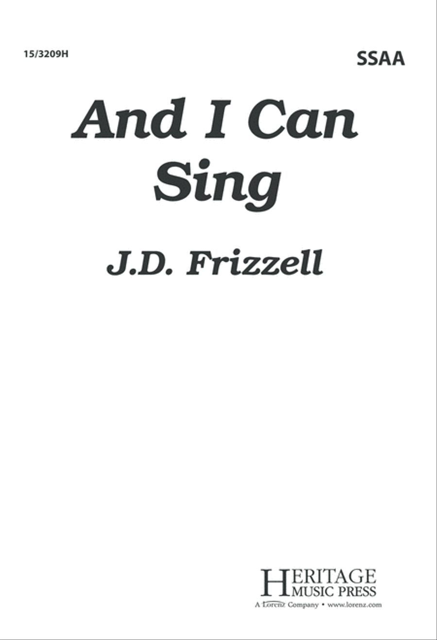 And I Can Sing SSAA scores gallery preview page 1
