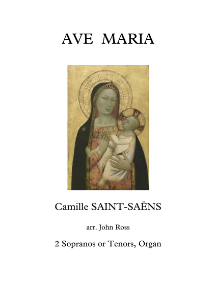 Ave Maria (Saint-Saens) (Duet for Sopranos or Tenors with Organ) image number null