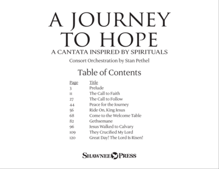 A Journey To Hope (A Cantata Inspired By Spirituals) - Full Score Choir scores gallery preview page 2