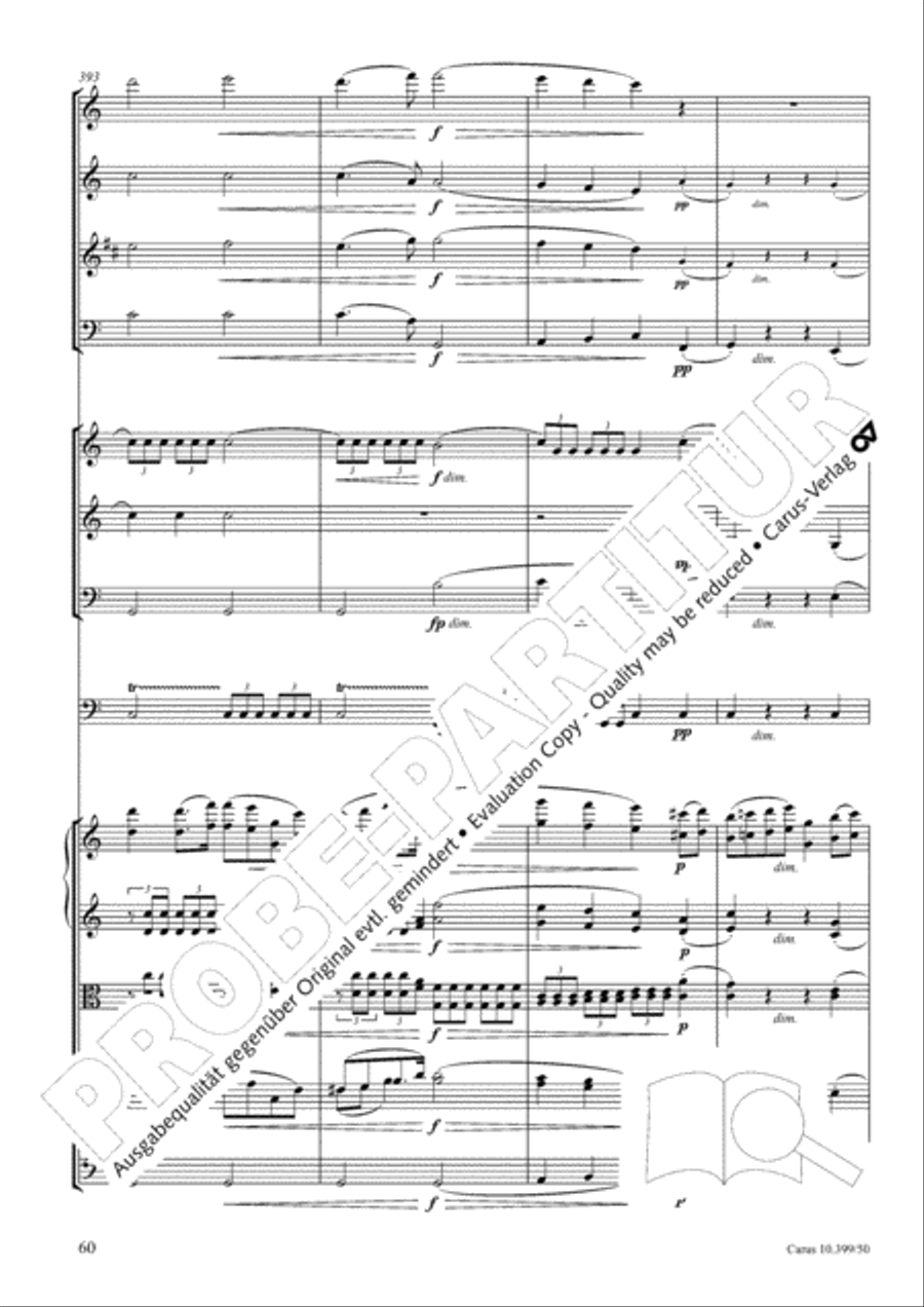 Schicksalslied, Op. 54 Choir scores gallery preview page 61