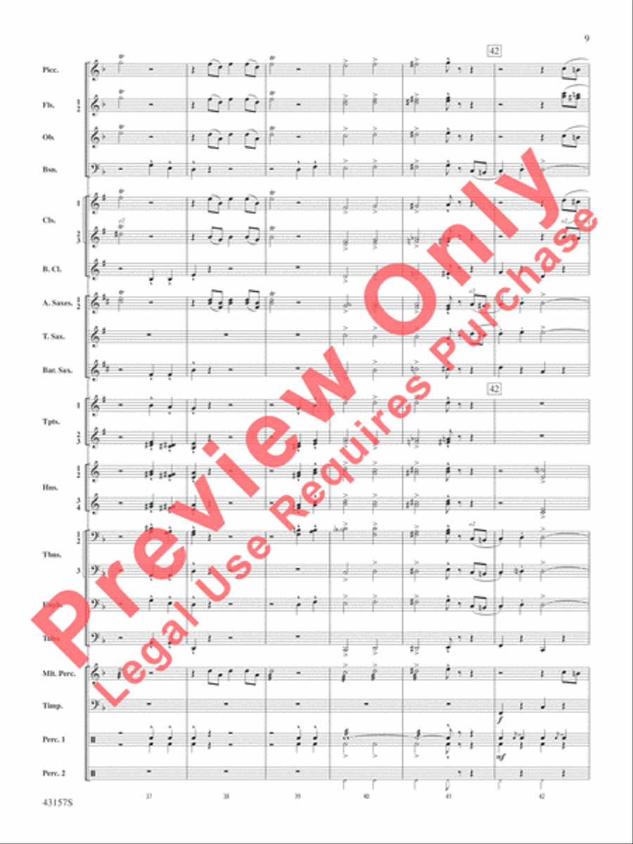 Gershwin by George! Gershwin by George! Concert Band scores gallery preview page 10
