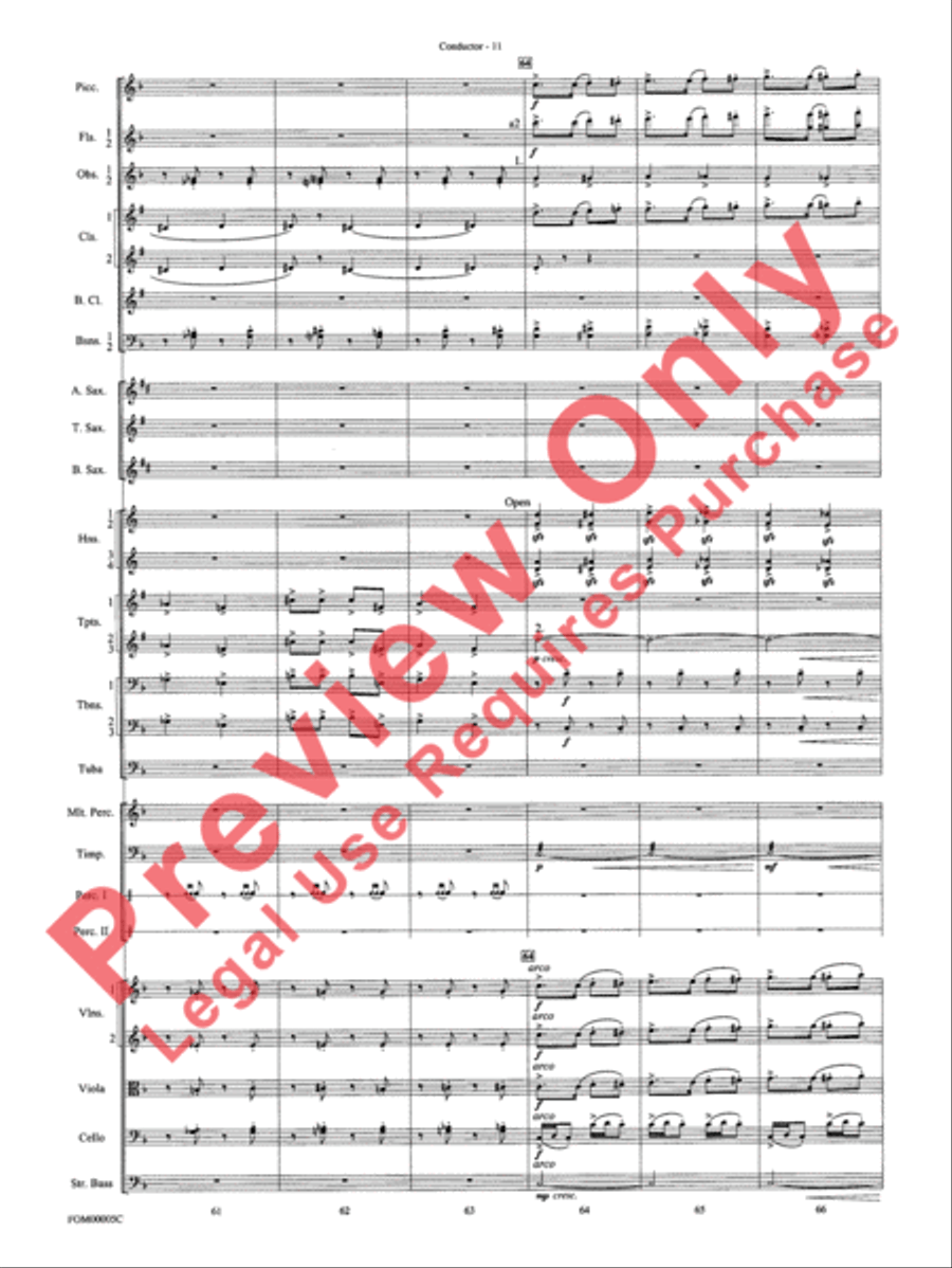 An American in Paris Suite Full Orchestra scores gallery preview page 14