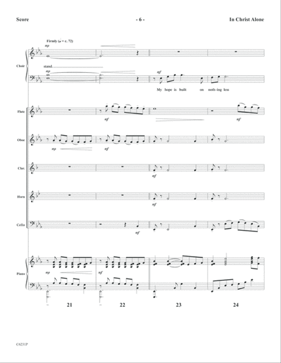 In Christ Alone with Cornerstone Choir scores gallery preview page 8