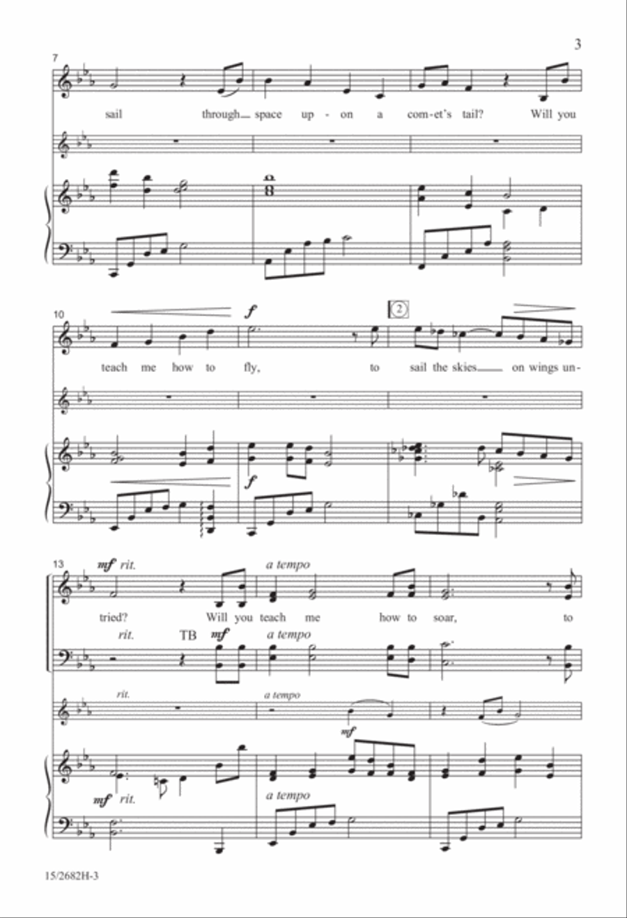 Will You Teach Me? 4-Part scores gallery preview page 3