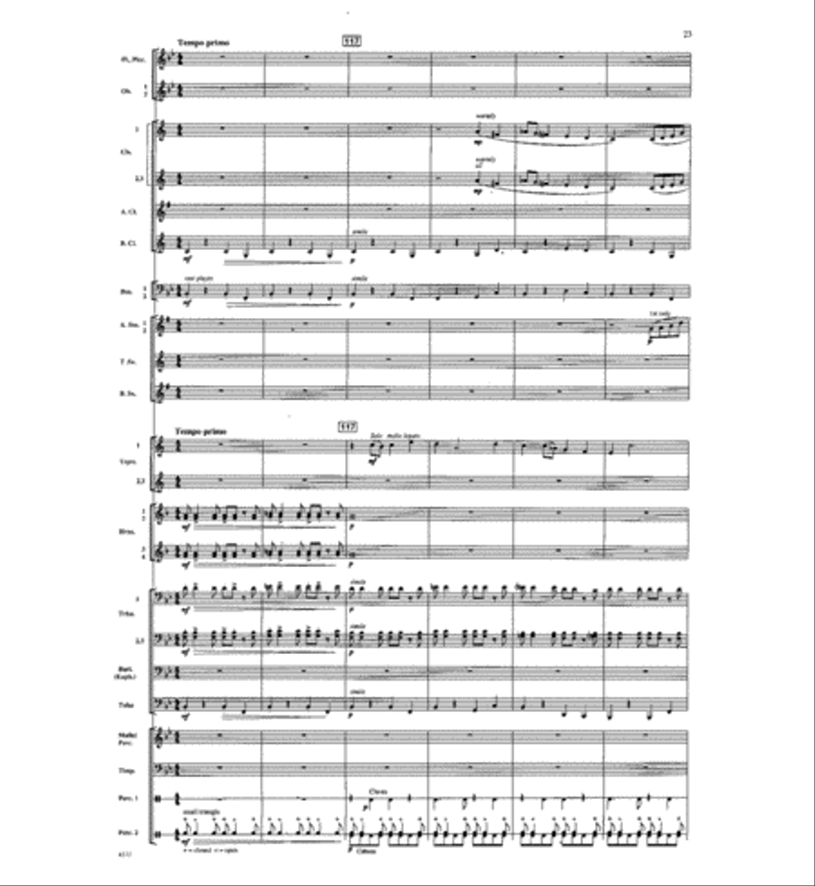 Dawn of a New Day Concert Band scores gallery preview page 22
