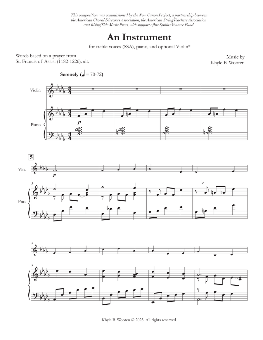 An Instrument SSA scores gallery preview page 2