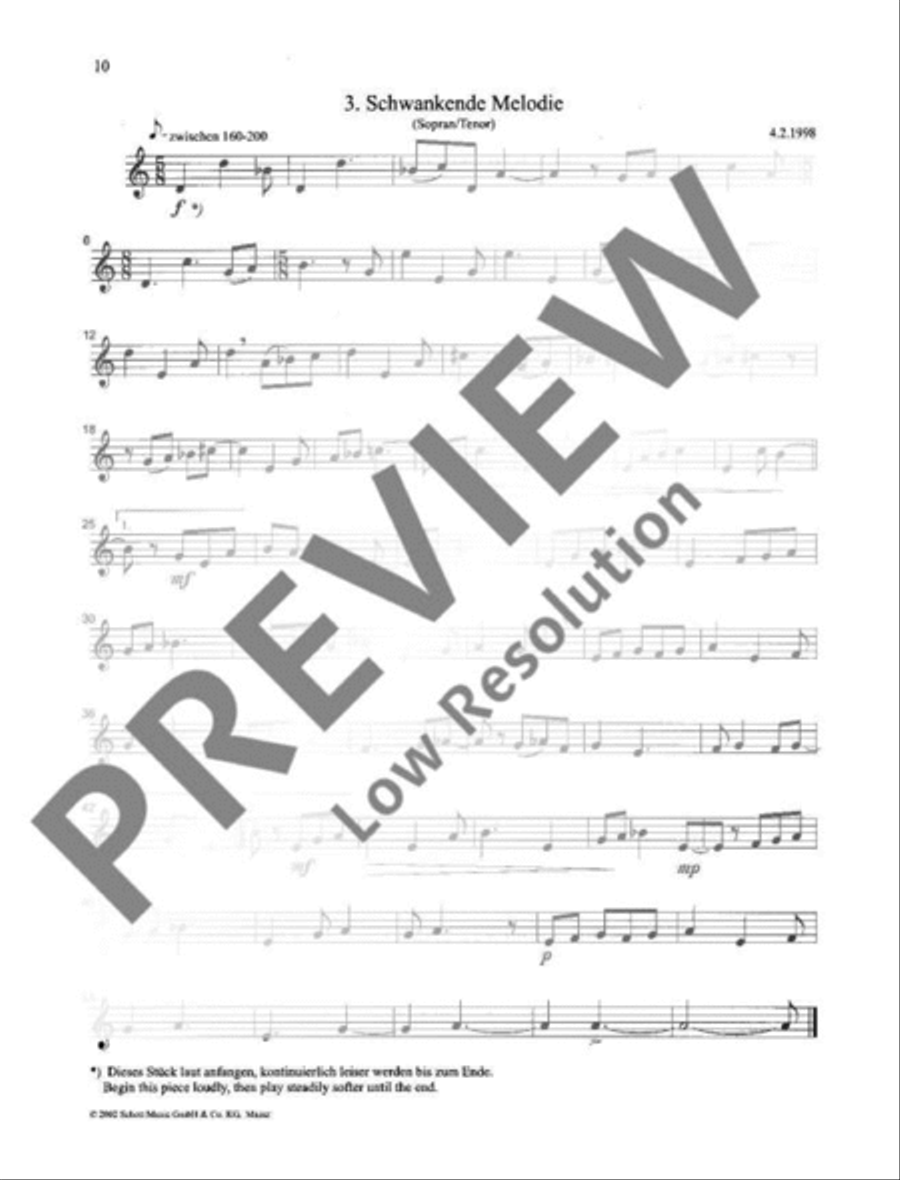 Hundertmelodienbuch Clarinet scores gallery preview page 11