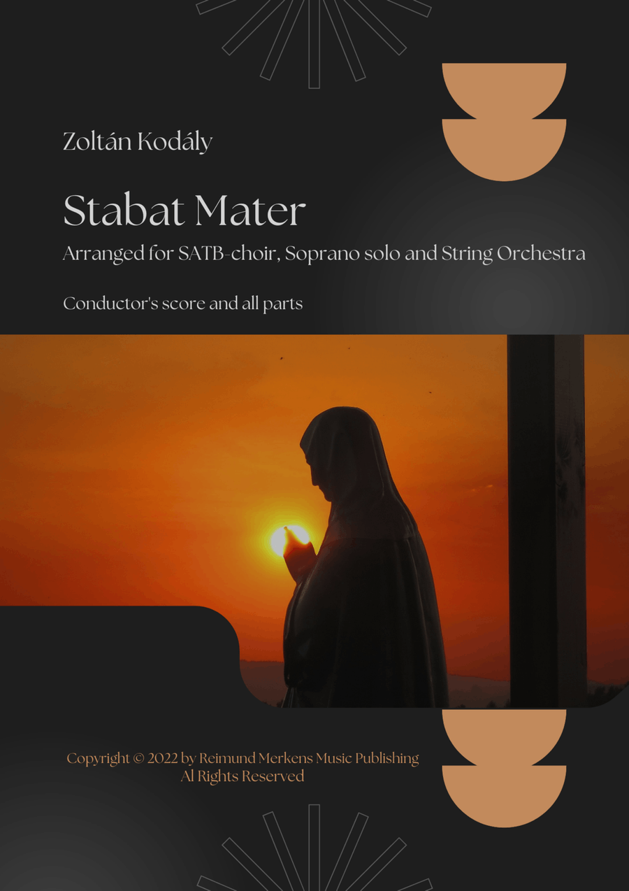 Stabat Mater - Arrangement for mixed choir, solo voice and string orchestra Mixed Choir scores gallery preview page 1