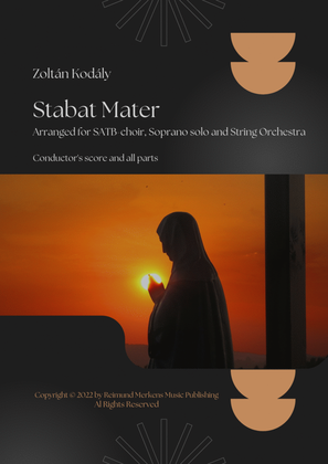 Stabat Mater - Arrangement for mixed choir, solo voice and string orchestra