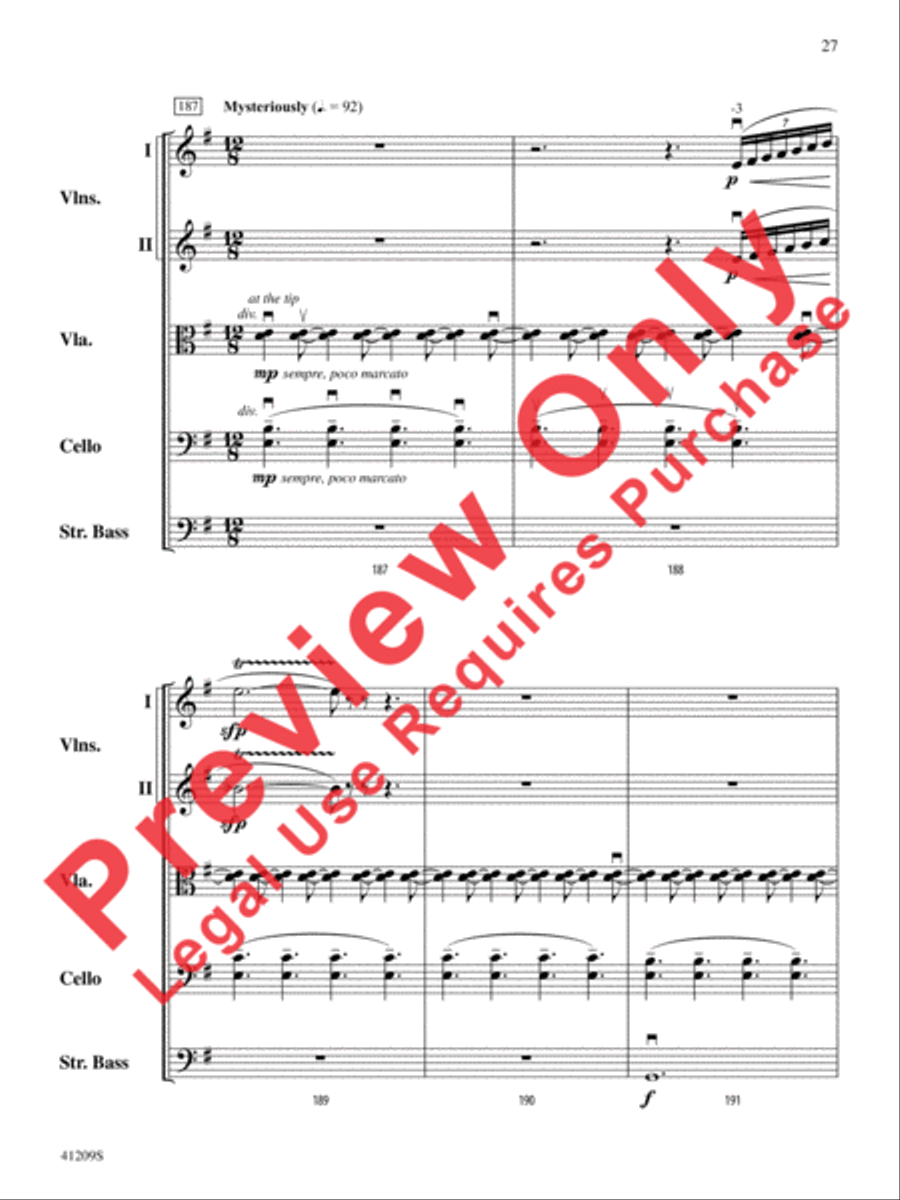 The Wizard of Oz String Orchestra scores gallery preview page 28
