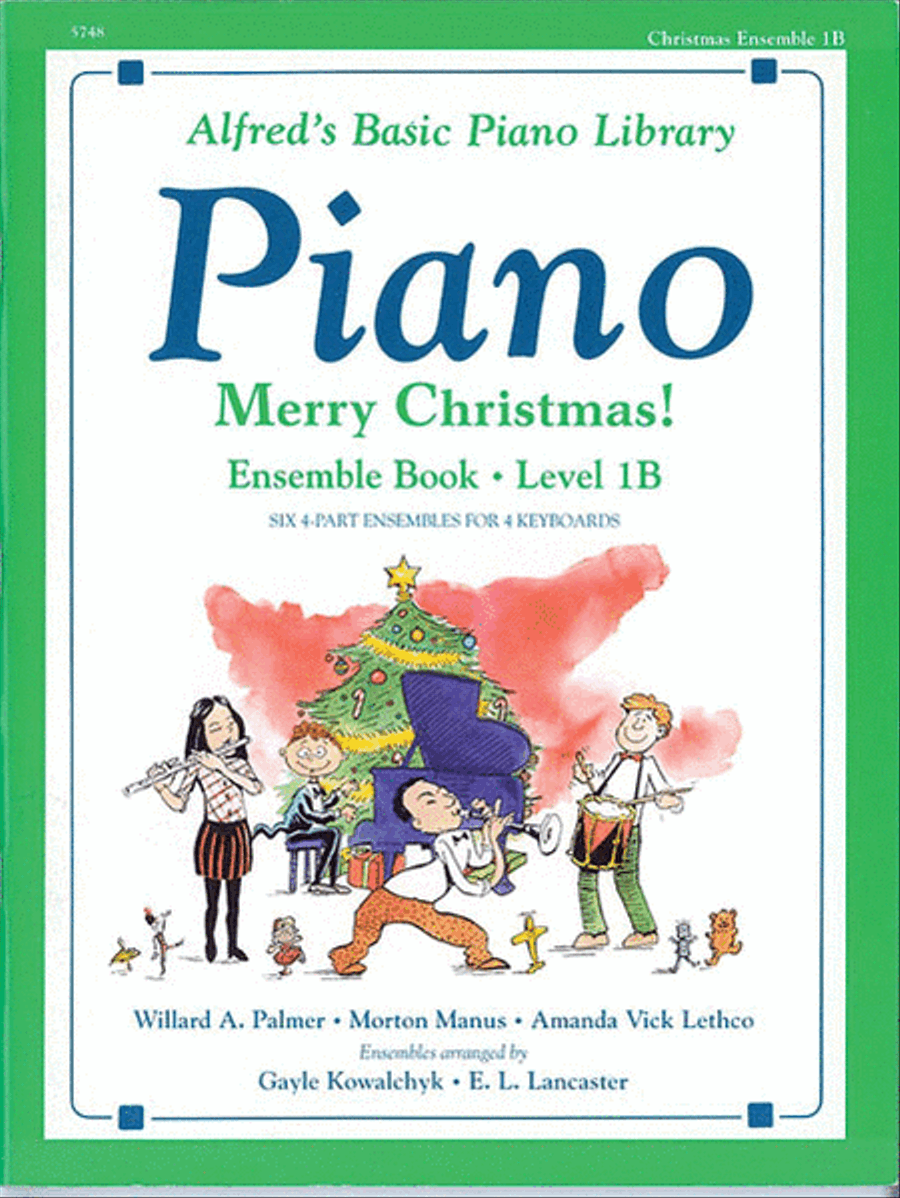 Alfred's Basic Piano Course: Merry Christmas! Ensemble, Level 1B 4-Part scores gallery preview page 1