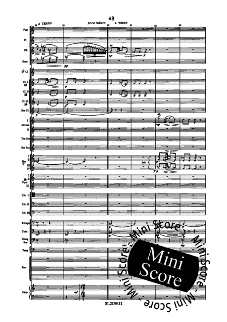 Dance Suite Concert Band scores gallery preview page 56