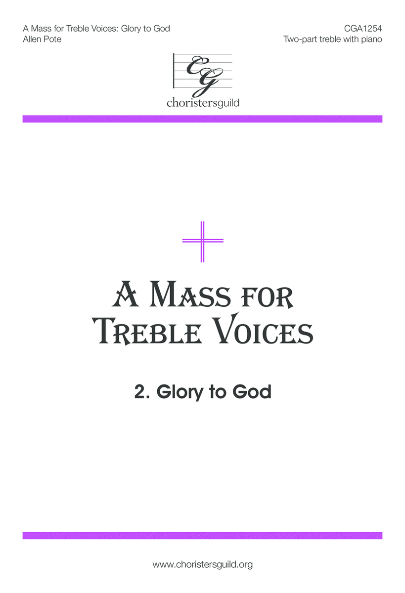 A Mass for Treble Voices: Glory to God image number null