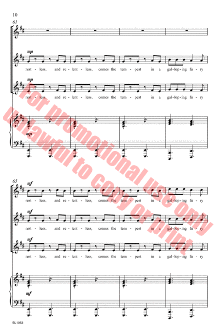 Storm Choir scores gallery preview page 11
