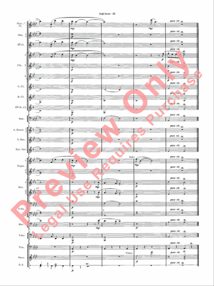 James Bond Suite Concert Band scores gallery preview page 35
