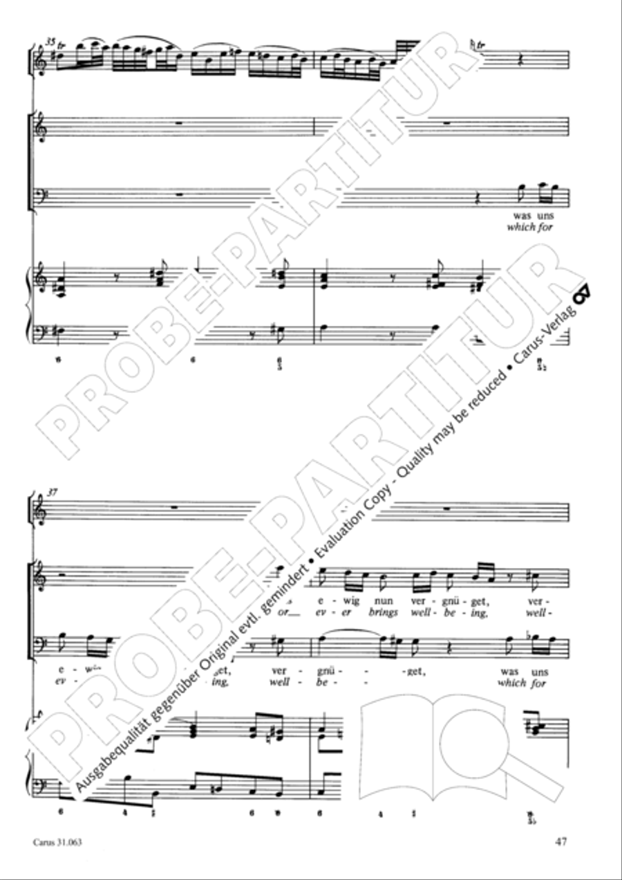 Christians, etch this blessed day (Christen, atzet diesen Tag) 4-Part scores gallery preview page 48