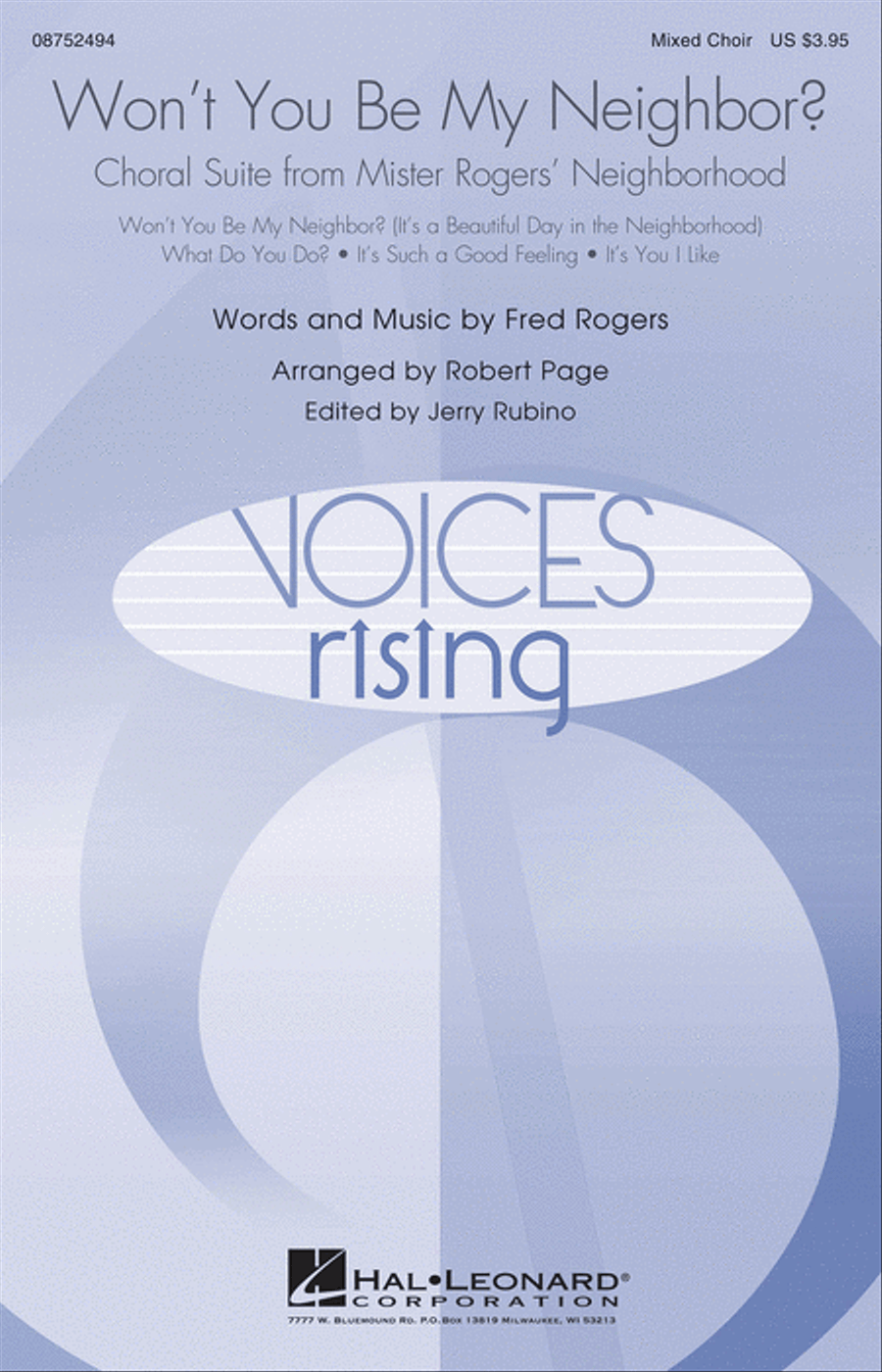 Won't You Be My Neighbor? Mixed Choir scores gallery preview page 1