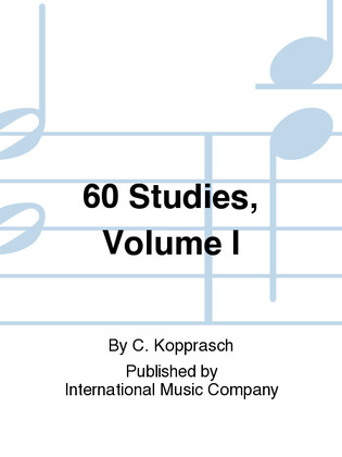 Book cover for 60 Studies, Volume I
