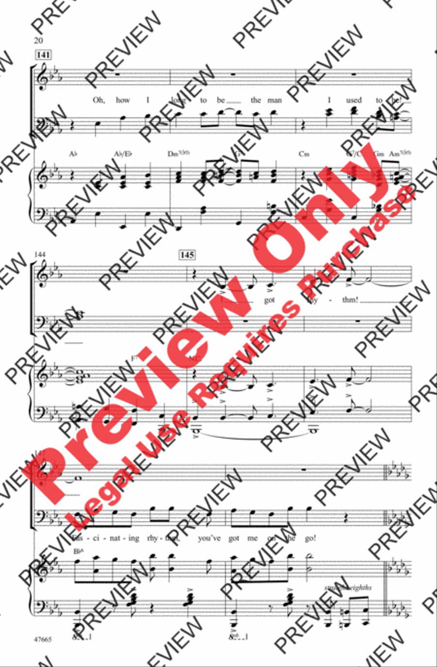 I Got Gershwin! I Got Gershwin! 4-Part scores gallery preview page 20