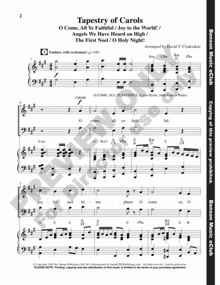 Tapestry of Carols (Anthem) image number null