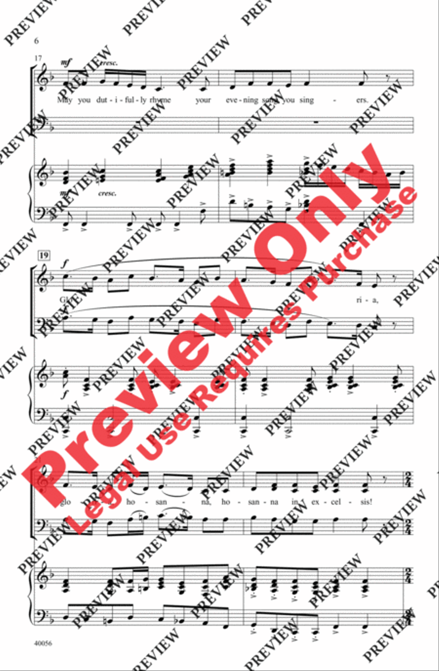 Ding Dong! Merrily on High 3-Part scores gallery preview page 5