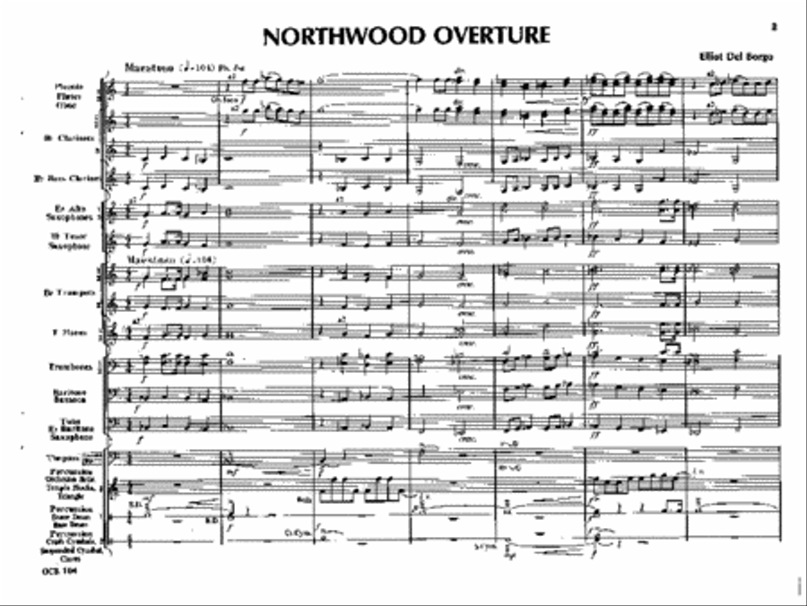 Northwood Overture Concert Band scores gallery preview page 2
