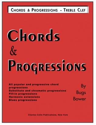 Book cover for Chords & Progressions - Treble Clef