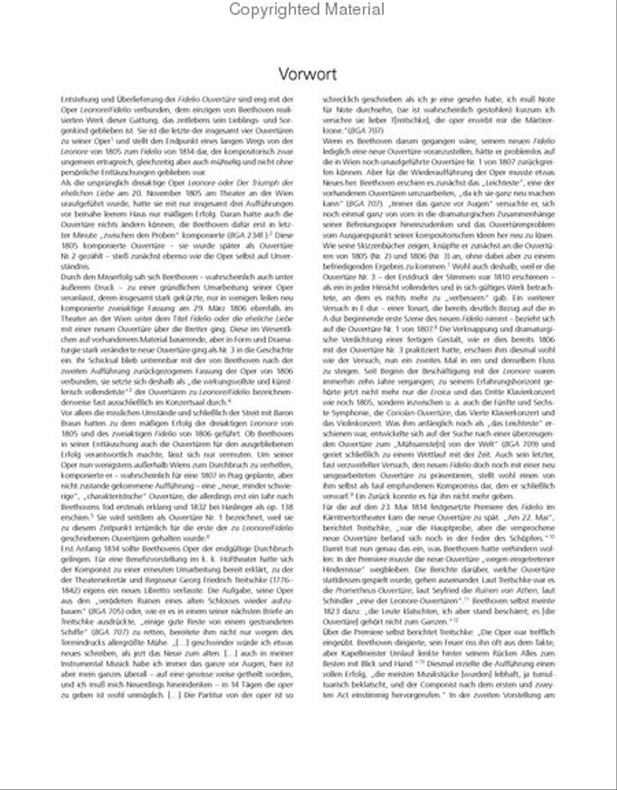 Fidelio Op. 72 Orchestra scores gallery preview page 3