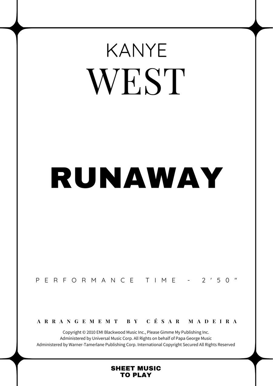 Runaway Alto Saxophone scores gallery preview page 2