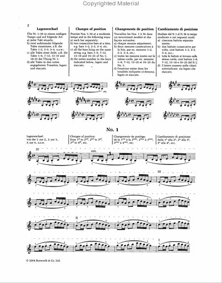Sevcik Violin Studies – Opus 8 Violin Solo scores gallery preview page 2