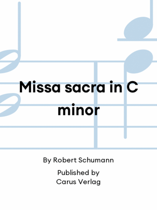 Missa sacra in C minor