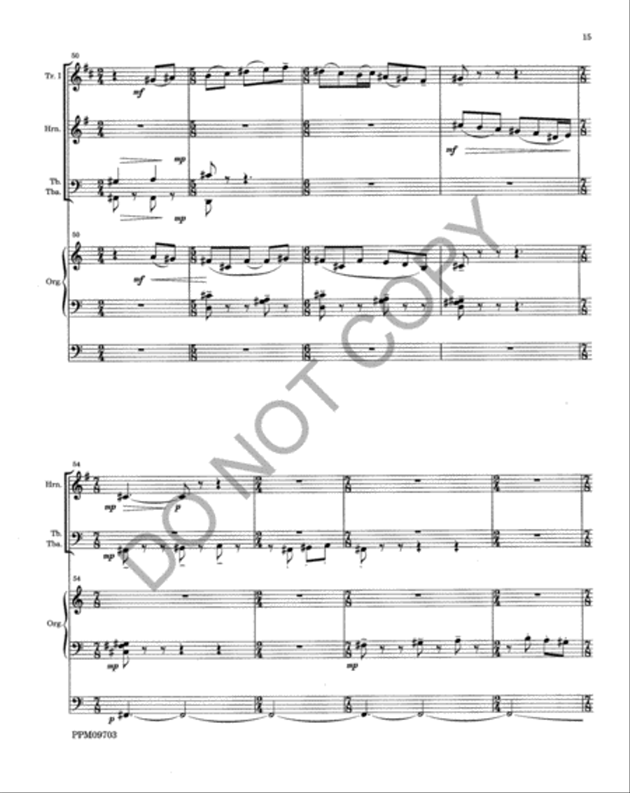 Triptych Choir scores gallery preview page 18