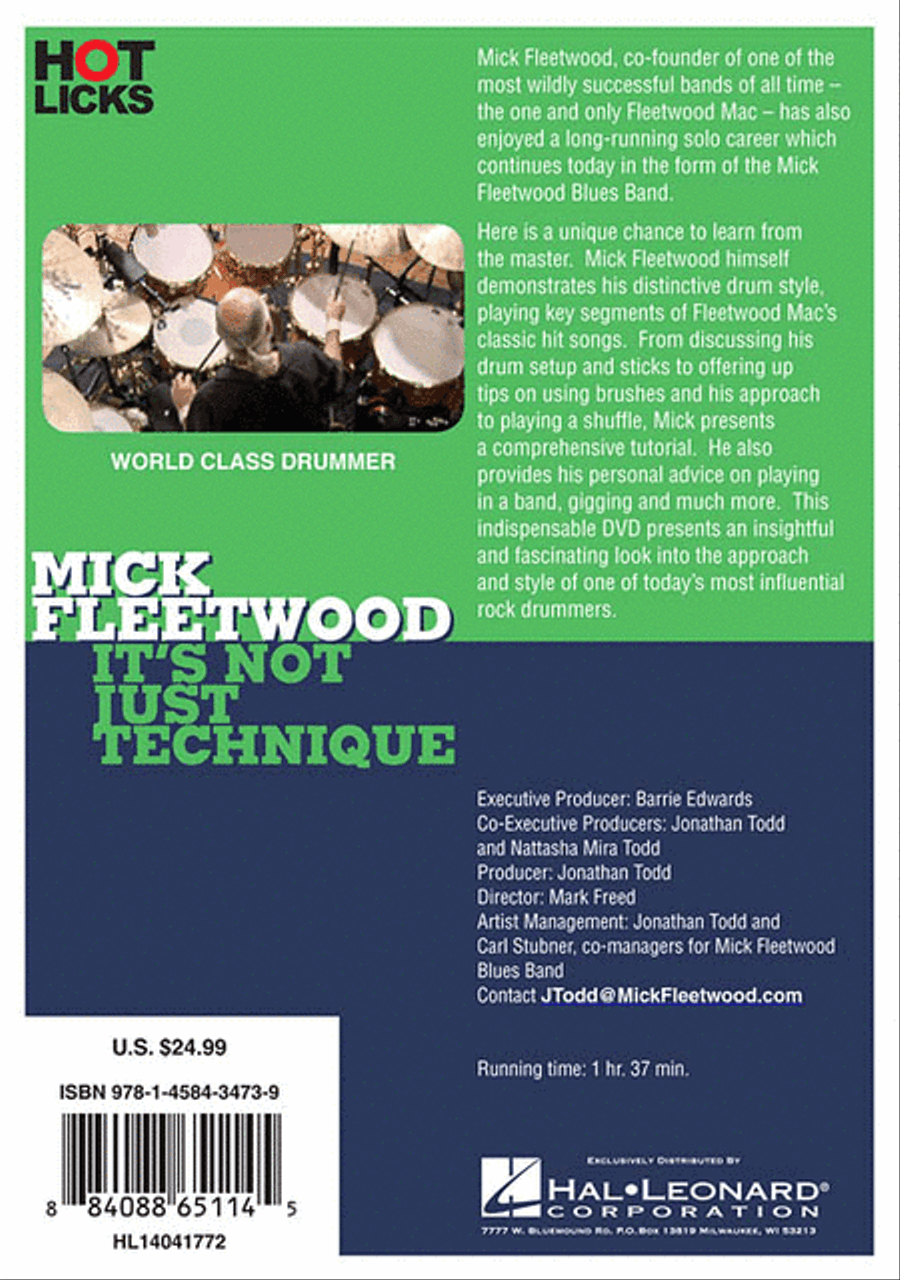 Mick Fleetwood - It's Not Just Technique Drums scores gallery preview page 2
