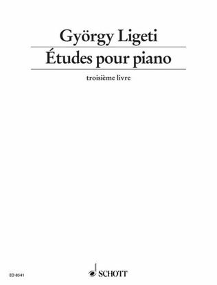 Book cover for Études pour piano