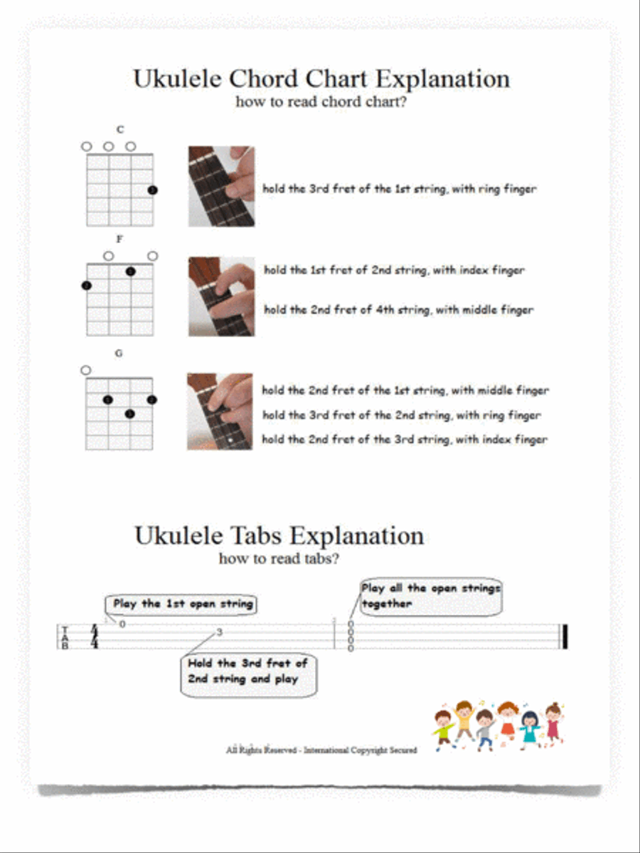 Kid's Ukulele Song Book 1 Ukulele scores gallery preview page 3