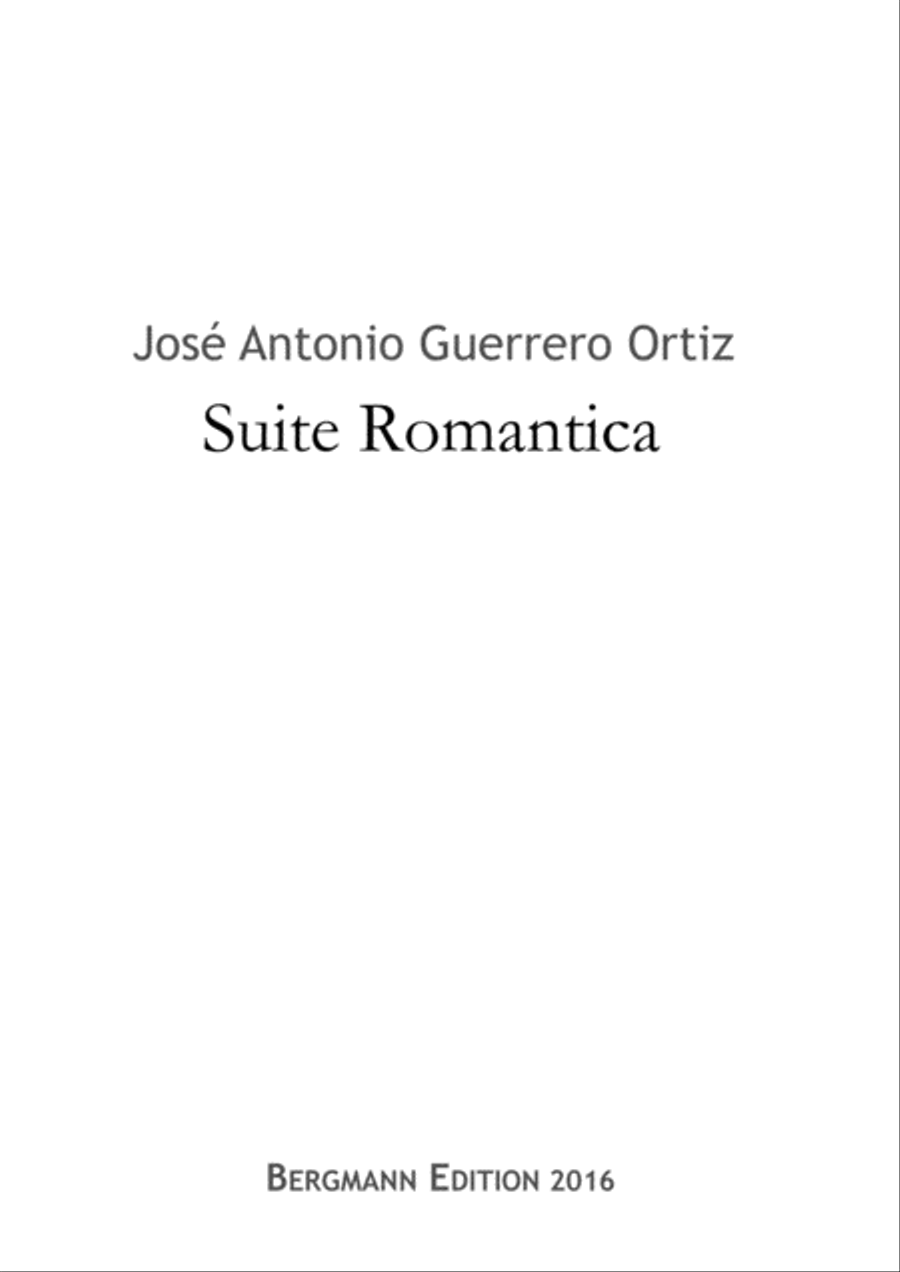 Suite Romántica Classical Guitar scores gallery preview page 3