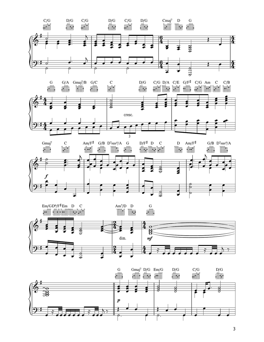Hymn To The Fallen (from Saving Private Ryan) Piano Solo scores gallery preview page 3