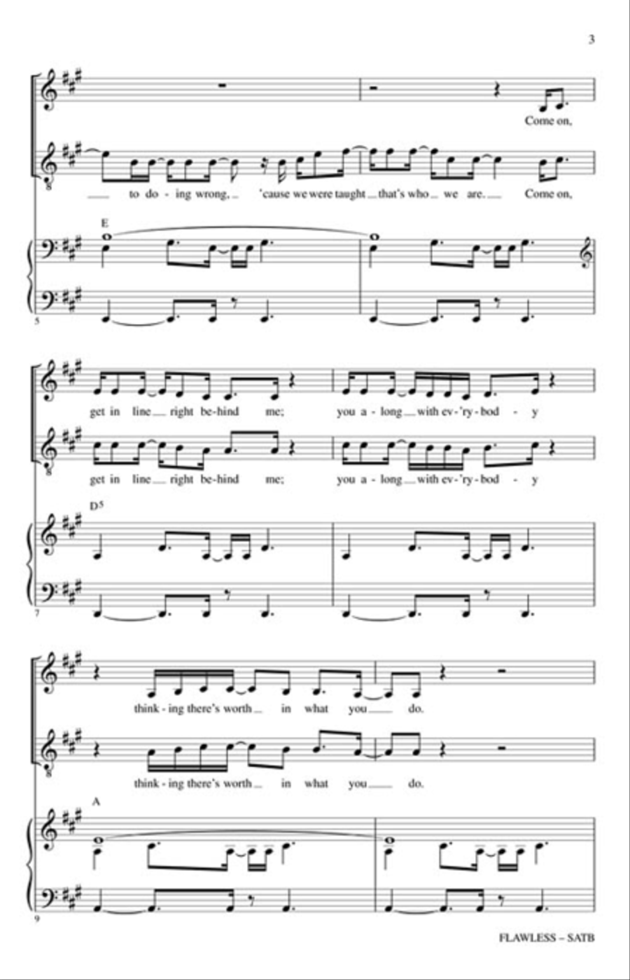 Flawless Choir scores gallery preview page 3