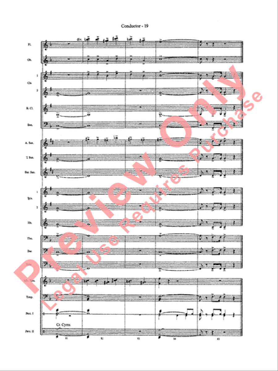 Eine Kleine Christmas Concert Band scores gallery preview page 21