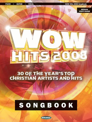 Wow Hits 2008 - Vocal Folio