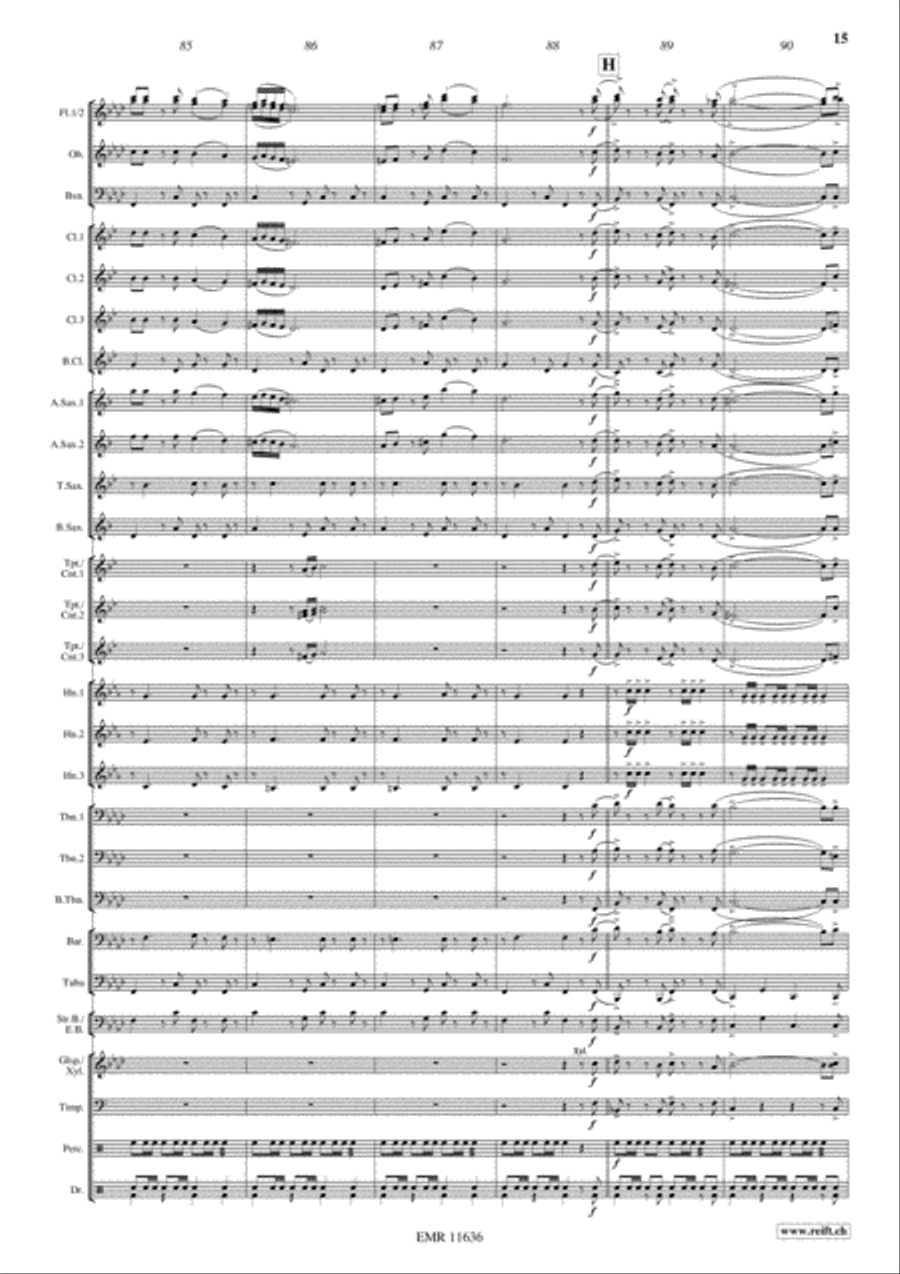 For Your Eyes Only For Your Eyes Only Concert Band scores gallery preview page 16