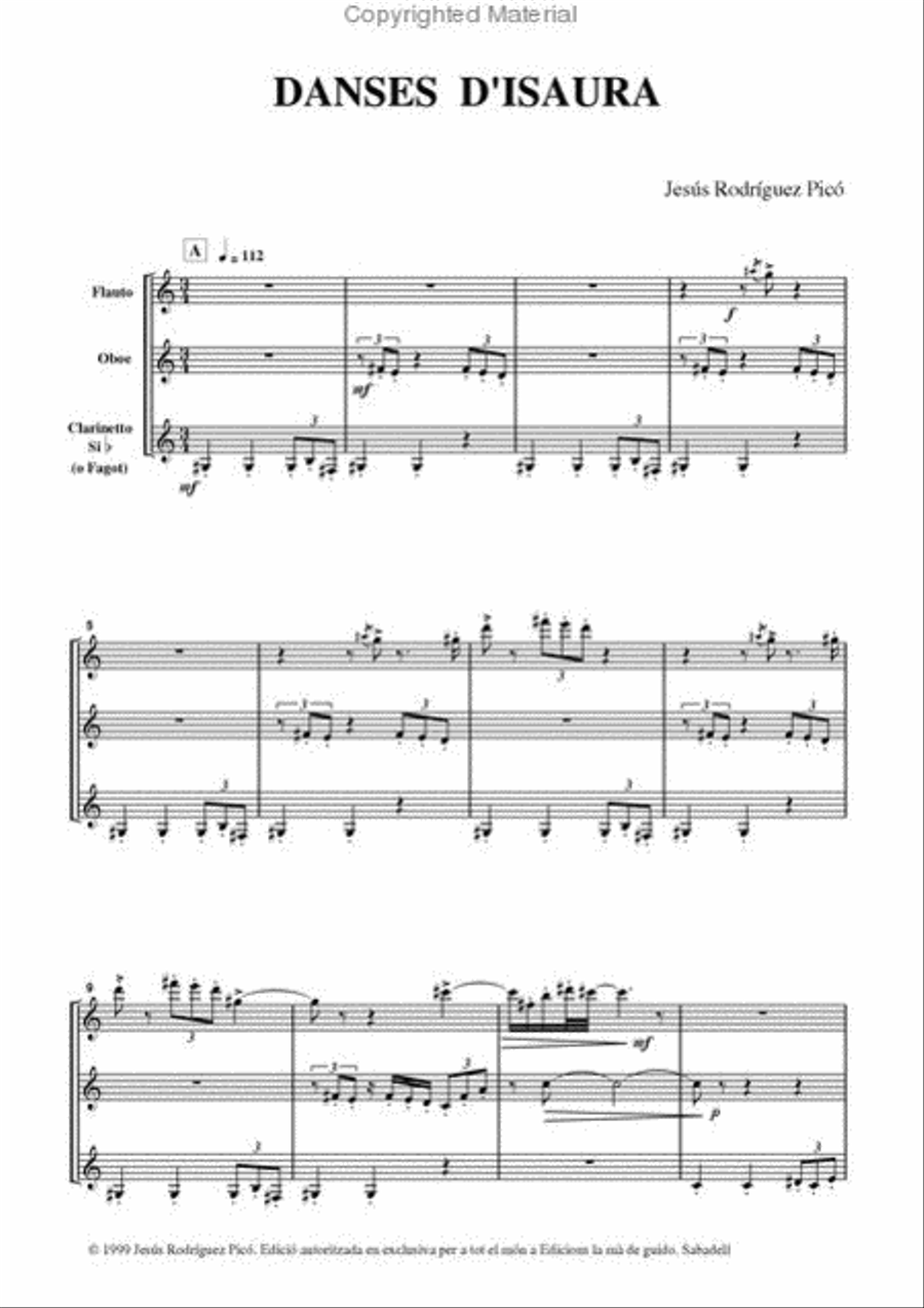 Danses d'Isaura Bassoon scores gallery preview page 2