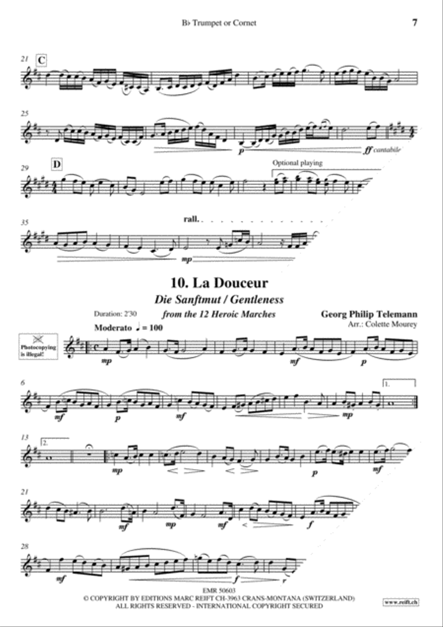 20 Slow Melodies Volume 1 Cornet scores gallery preview page 9