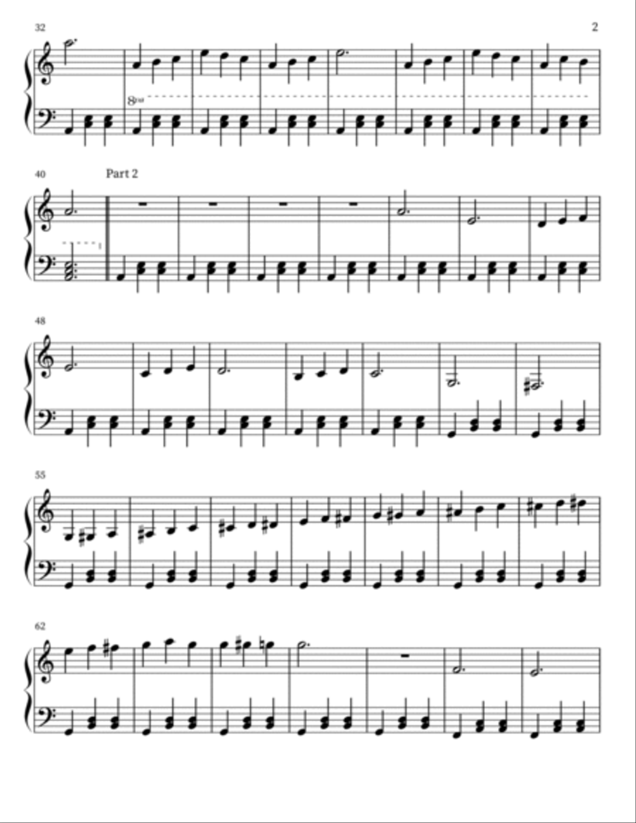 Doll's Eye Piano Solo scores gallery preview page 2