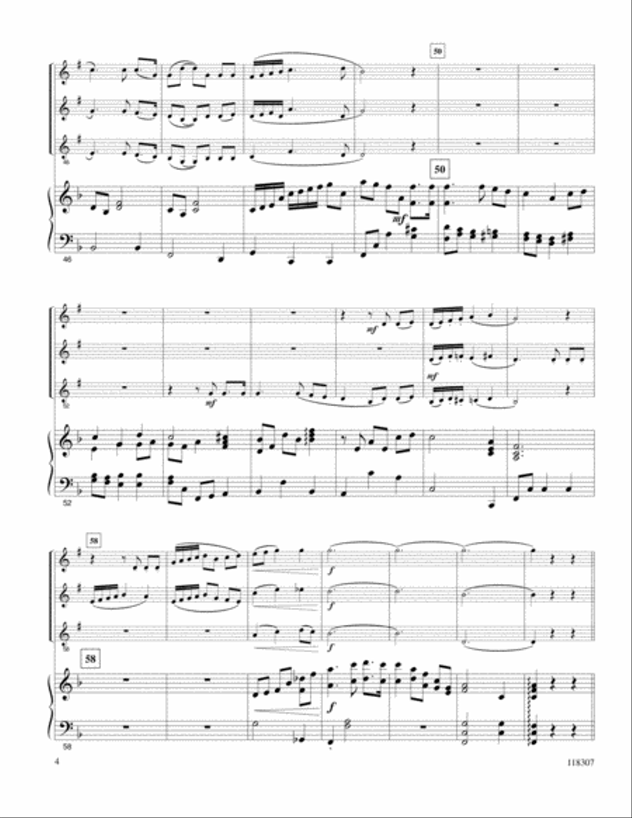The Love Of God Clarinet Trio scores gallery preview page 4
