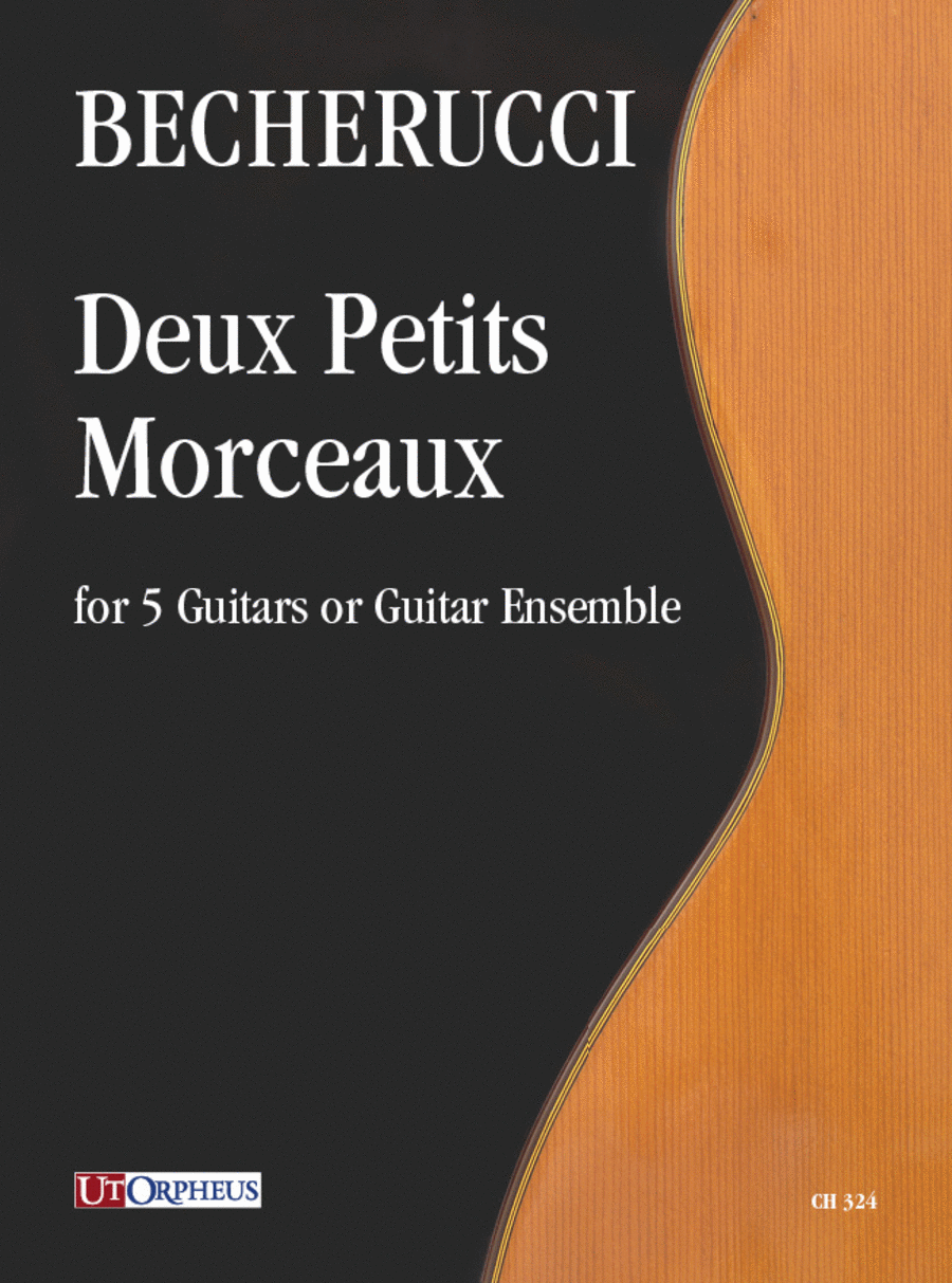 Deux Petits Morceaux for 5 Guitars or Guitar Ensemble